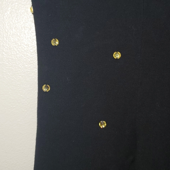 🆕 SONIA RYKIEL x H&M - BLACK JEWELED LEGGINGS - Picture 1 of 7